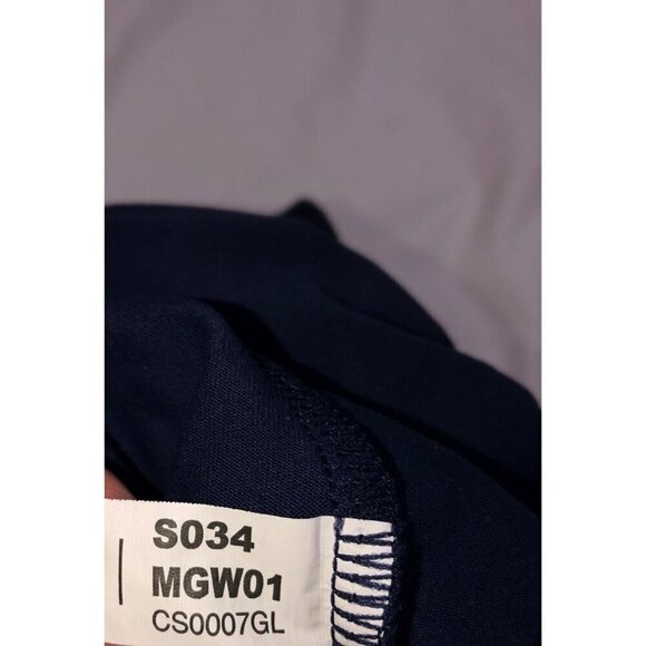 Giaim Hooded Mesh Bodysuit Navy Blue S XS Sleeveless Active Workout Sheer Cool - Picture 10 of 10